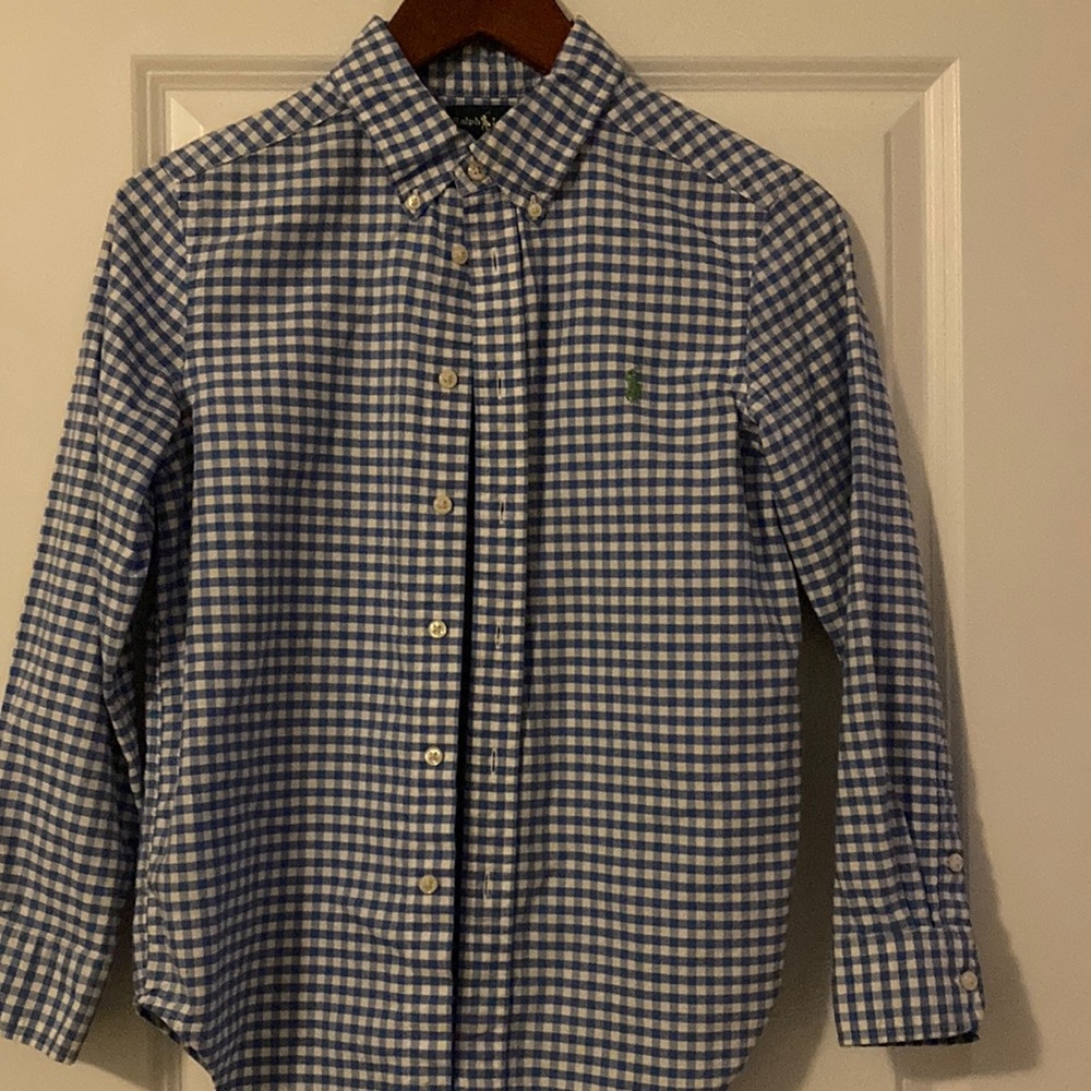 Polo button down boys shirt